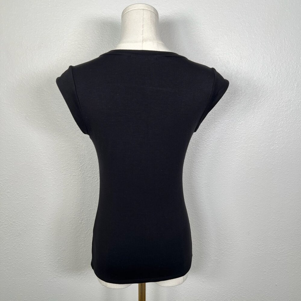 Wasabi + Mint Basic Black Tee - Size S - image 2